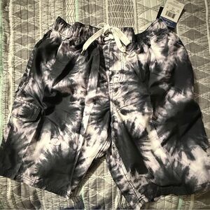 Kanu Surf Monochrome Tie-Dye Board Shorts with Pockets and Lining - Size XL